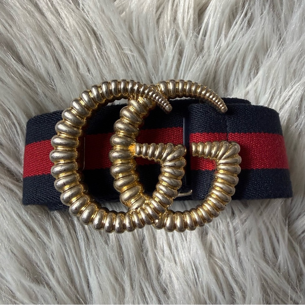 GUCCI Canvas Torchon Double G Web Belt Size 90 - Picture 4 of 12